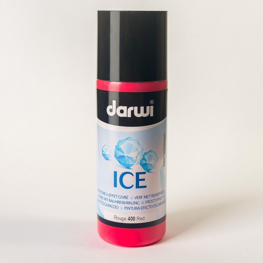 DARWI Ice farba s ľadovým efektom 80ml červená- 1ks