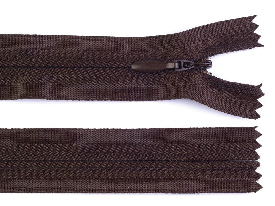 Špirálový zips 3 mm nedeliteľný 30 cm - 1 ks