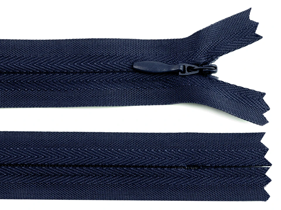 Špirálový zips 3 mm nedeliteľný 30 cm -1ks