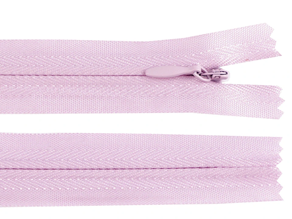 Zips skrytý nedeliteľný 3mm TINA dĺžka 22cm -1ks