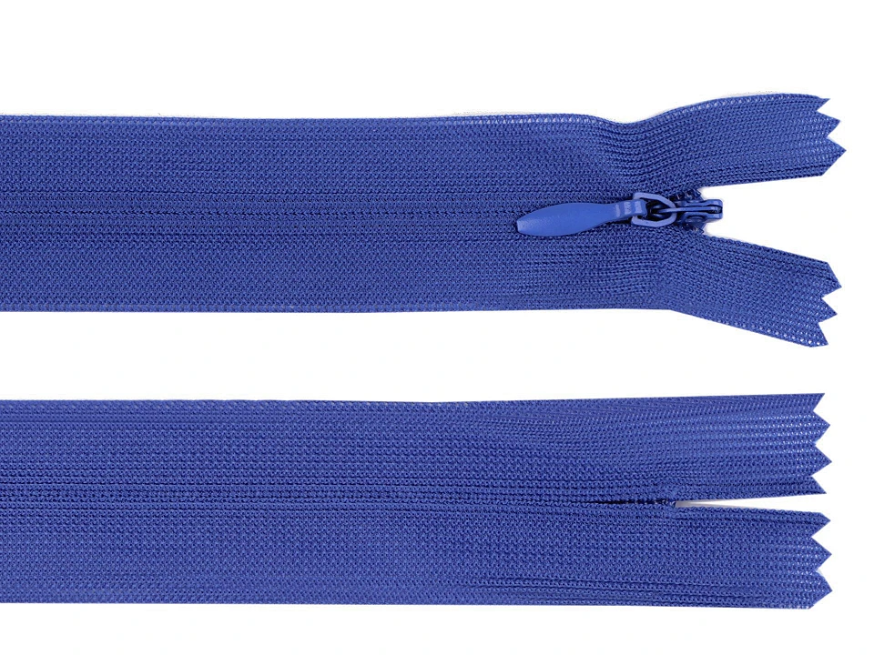 Špirálový zips skrytý šírka 3 mm dĺžka 40 cm dederon -1ks