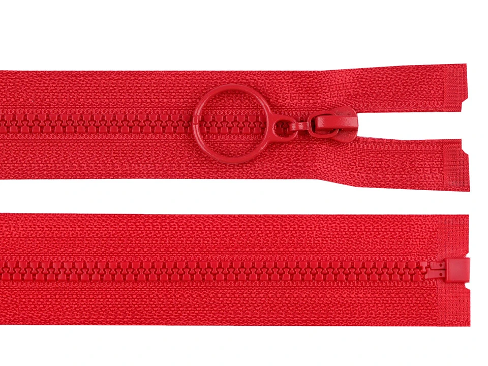 Kostený zips No 3 dĺžka 70 cm s krúžkom -1ks