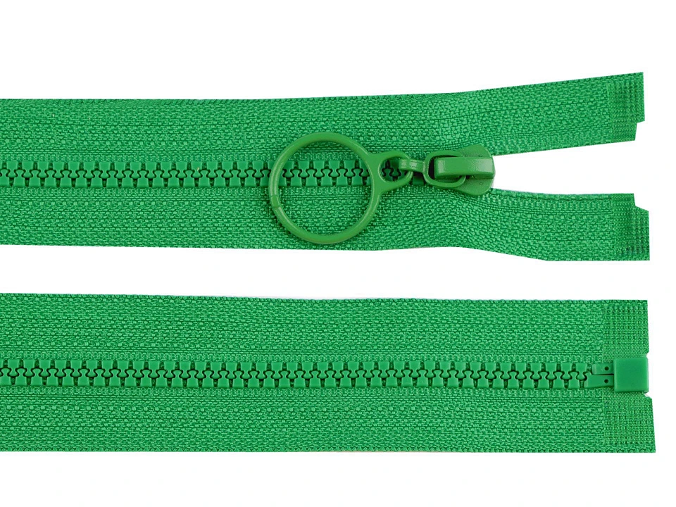 Kostený zips No 3 dĺžka 70 cm s krúžkom -1ks