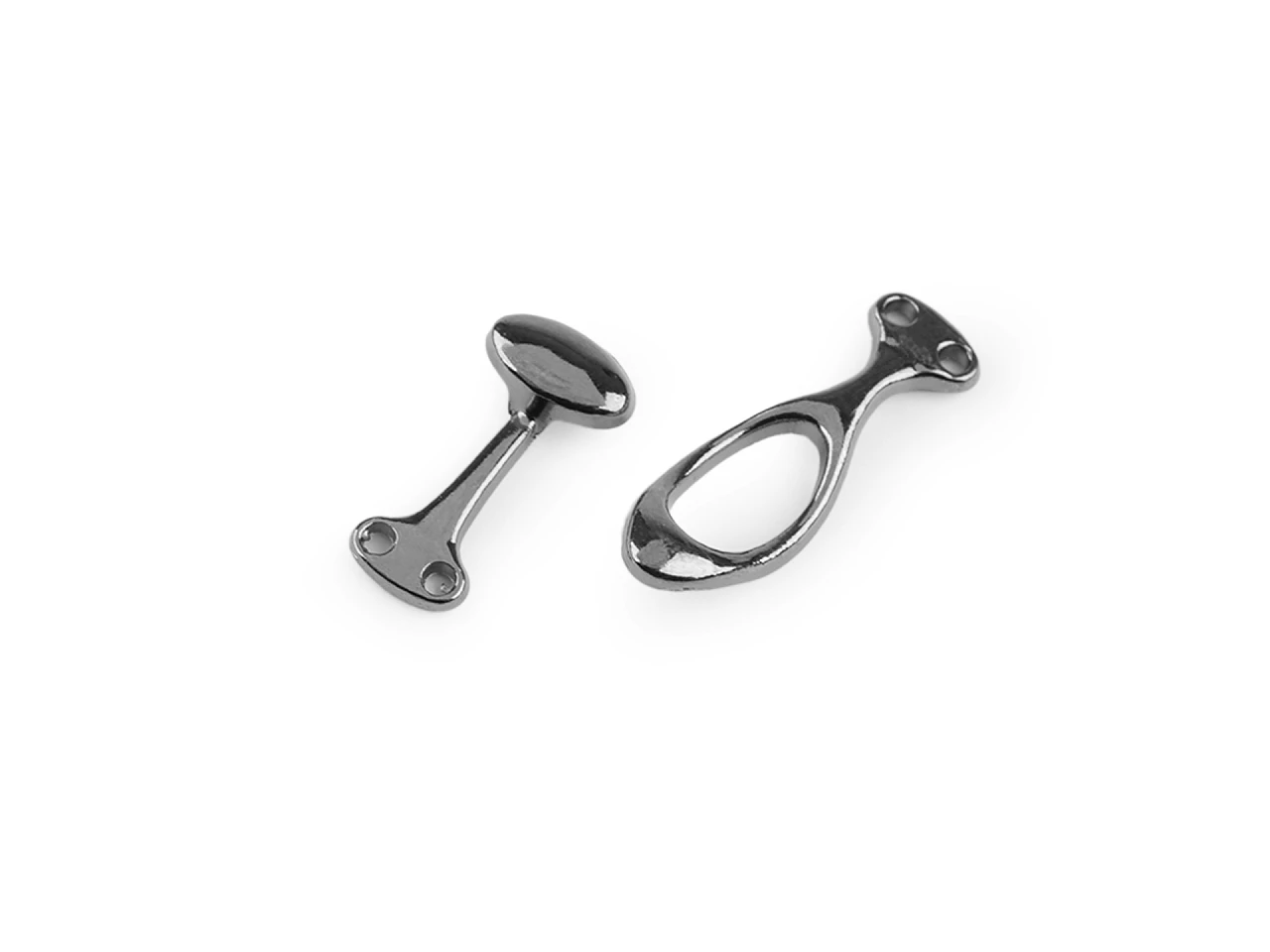 Kovové ozdobné zapínanie 10x36 mm- 1pár