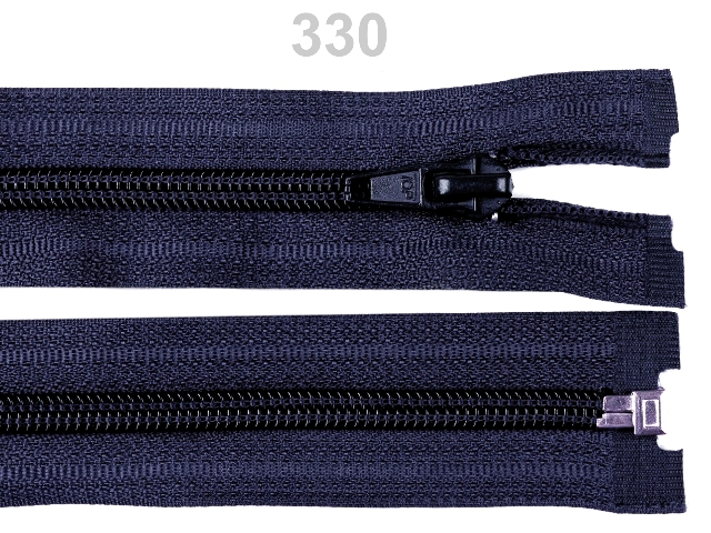 Špirálový zips šírka 5 mm dĺžka 30 cm bundový POL-1ks