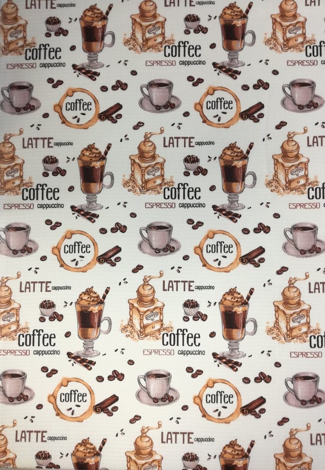 WAFFLE NA UTIERKY- COFFEE LATTE