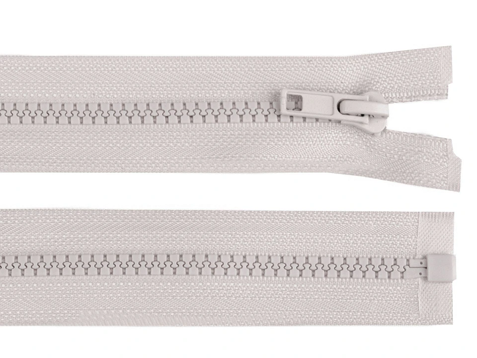 Kostený zips šírka 5 mm dĺžka 30 cm bundový -1ks