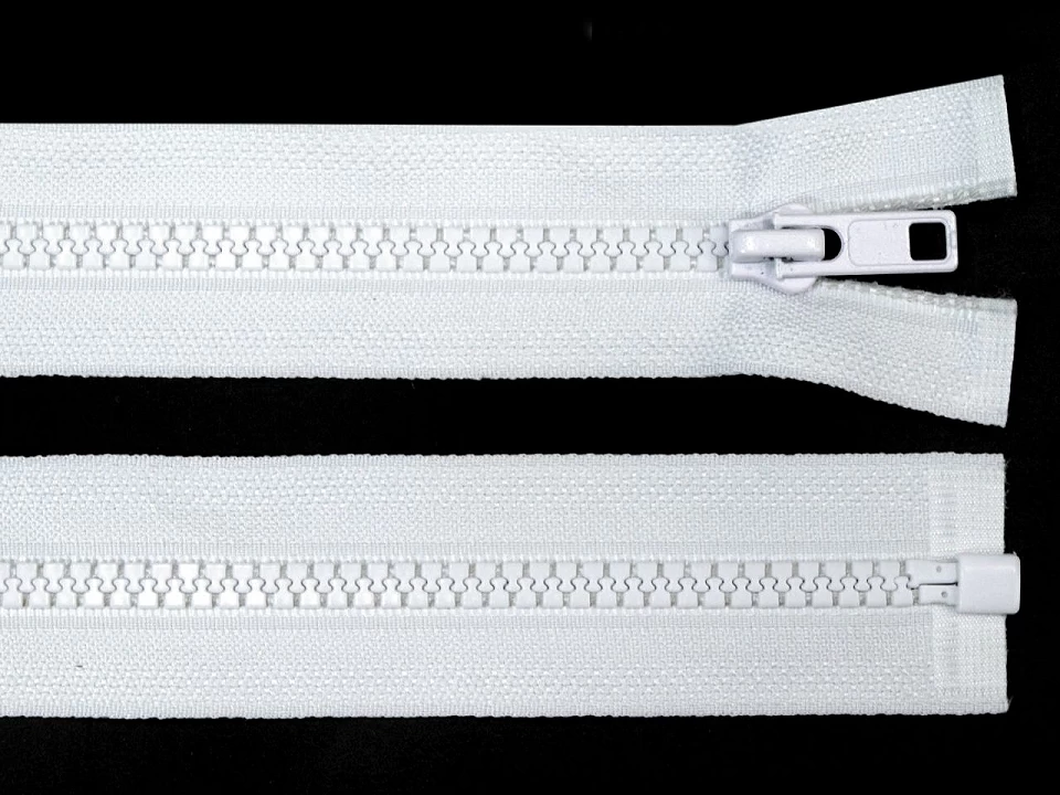 Kostený zips šírka 5 mm dĺžka 50 cm bundový -1ks